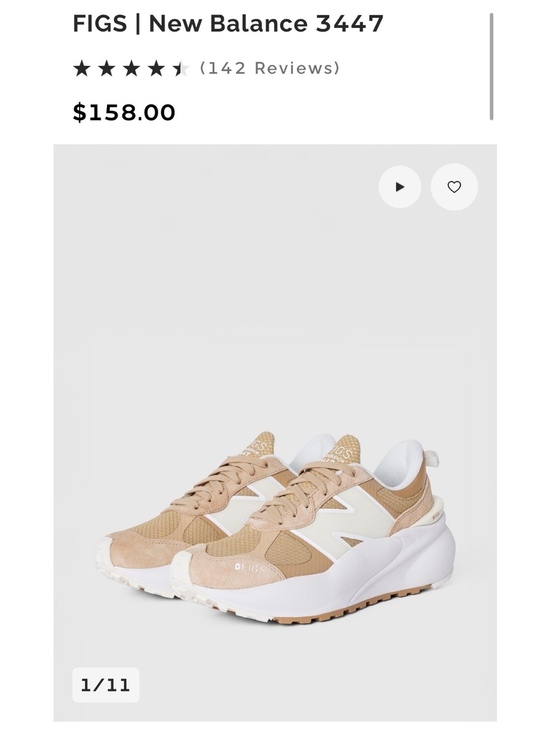 New Balance Shoes - New Balance 3447 Lifestyle Sneakers in Beige and White - Size 8 US Women
